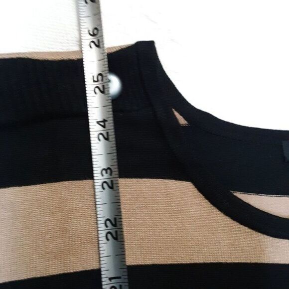 Notation Women's Black Tan Tunic Blouse size 2X - Picture 11 of 12